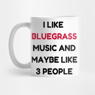 Funny bluegrass Music Lover Gift Idea 90s designs  vintage retro Mug